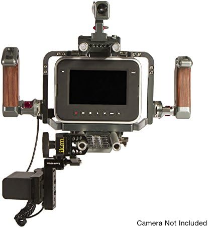 Комплект за хранене Ikan BMC-PWR-PN-S Blackmagic Cinema DV със скоба за Sony L (черен)