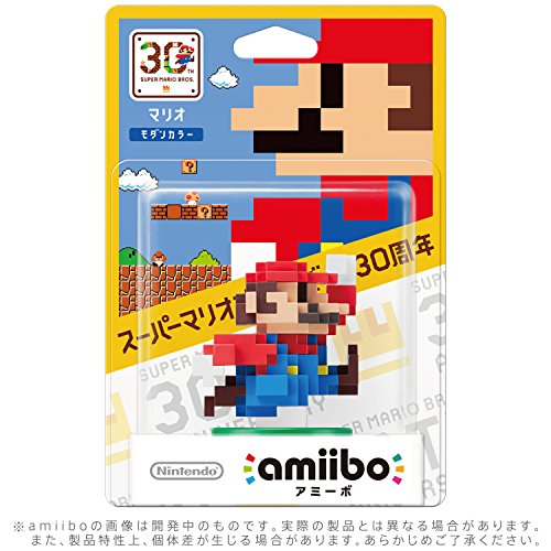Марио Modern Color Amiibo - внос от Япония (серия Super Smash Bros)