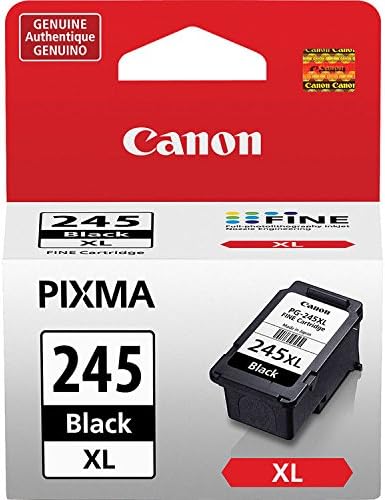 Оригинално черно мастило касета Canon PG-XL 245 голям капацитет - 2 броя (8278B001) + Цветно мастило касета Canon CL-246 (8281B001)
