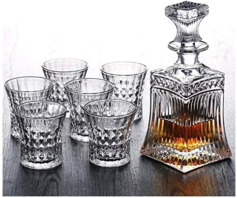 5ШТ Кристална Гарафа за уиски и комплект чаши за уиски в Кристална Гарафа и 4 чаши В Уникална стилна кутия за подарък, Безопасно за измиване в съдомиялна машина гара?