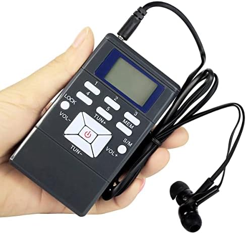 Безжична Слушалка Микрофон Retekess с 1 предавател TR503 и 5 на FM радиоприемниками PR13, Fm-система за Слушане на Църквата, тренировки,