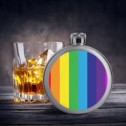 Дъгата гей-гордост на ЛГБТ-хип-флакони за алкохол, вино фляжка от неръждаема стомана, множество фляжка за мъже и жени